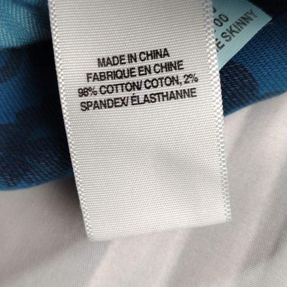 Lucky Brand Charlie Skinny Blue Floral Print Denim Jeans - Picture 8 of 15